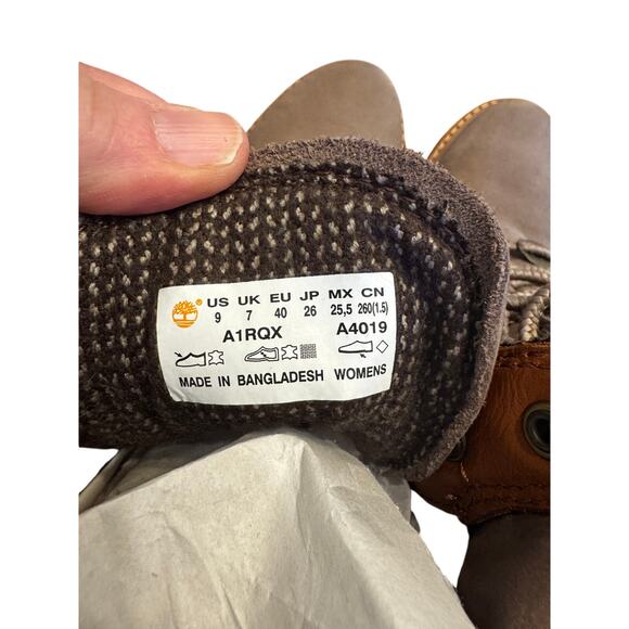 NWOB TIMBERLAND Women's 6-Inch Premium Waterproof Boots – Taupe Grey Size 9 - Picture 5 of 6